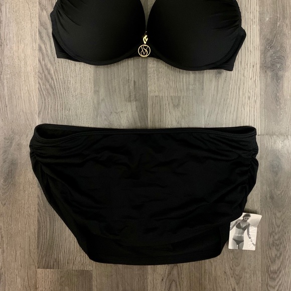 Bombshell Bikini 34D M skirt bottoms NWT - Picture 2 of 5